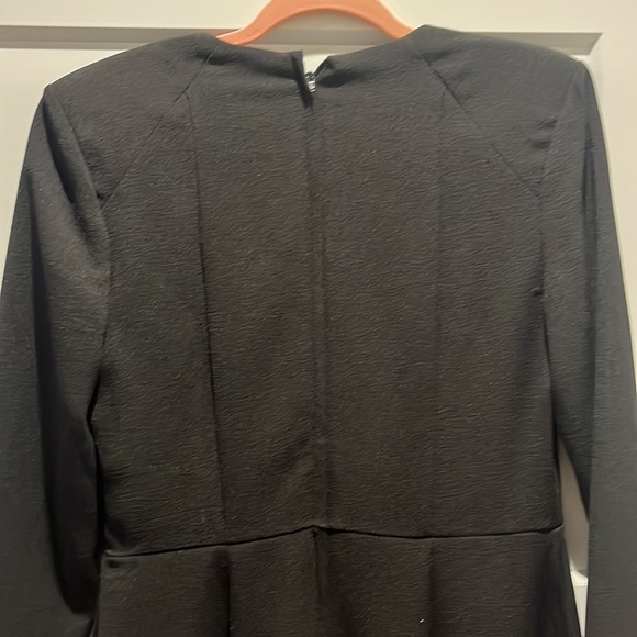 ASOS black dress midi long sleeve size 8 new with tags - Picture 8 of 8